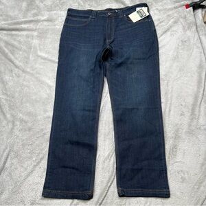 NWT Duluth Trading Ballroom Double Flex Jeans Mens 36x30 Blue Denim Stretch